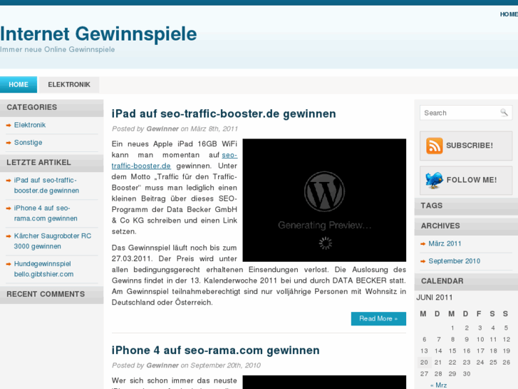 www.internet-gewinnspiele.com