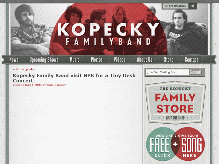 www.kopeckyfamilyband.com