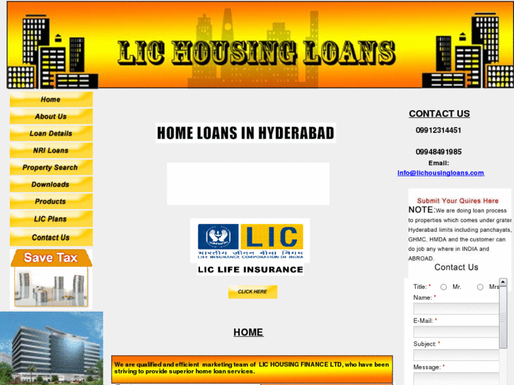 www.licindialoans.com