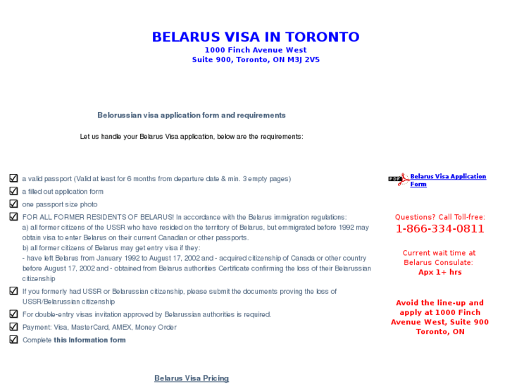 www.belarusvisatoronto.com