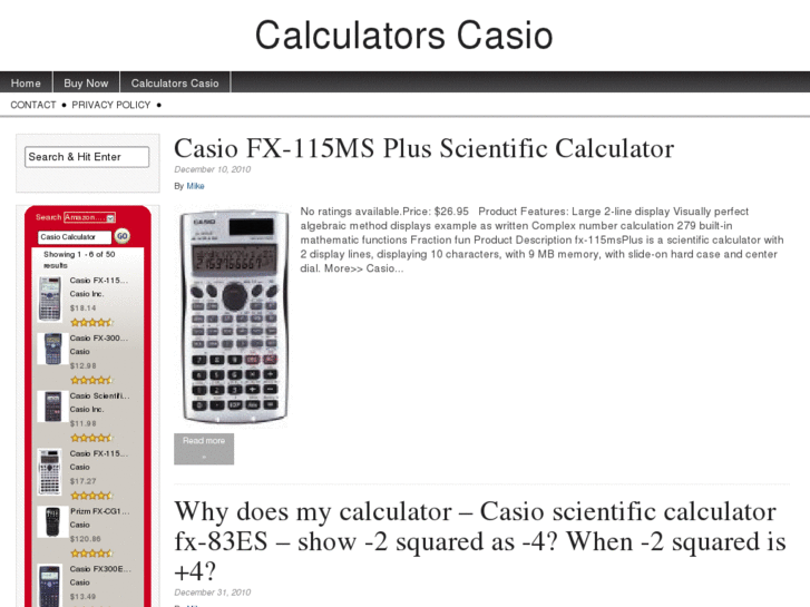 www.calculatorscasio.net