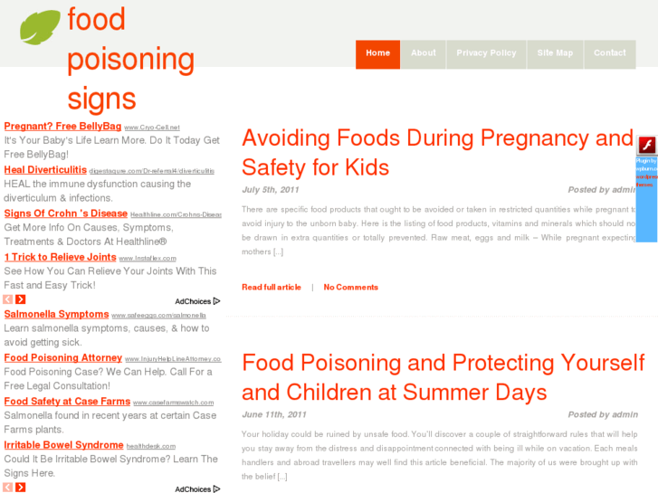 www.foodpoisoningsigns.net