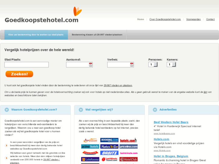 www.goedkoopstehotel.com