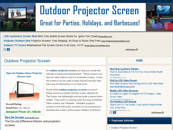 www.outdoorprojectorscreen.org