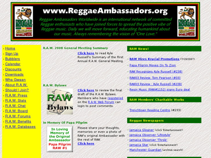 www.reggaeambassadors.org