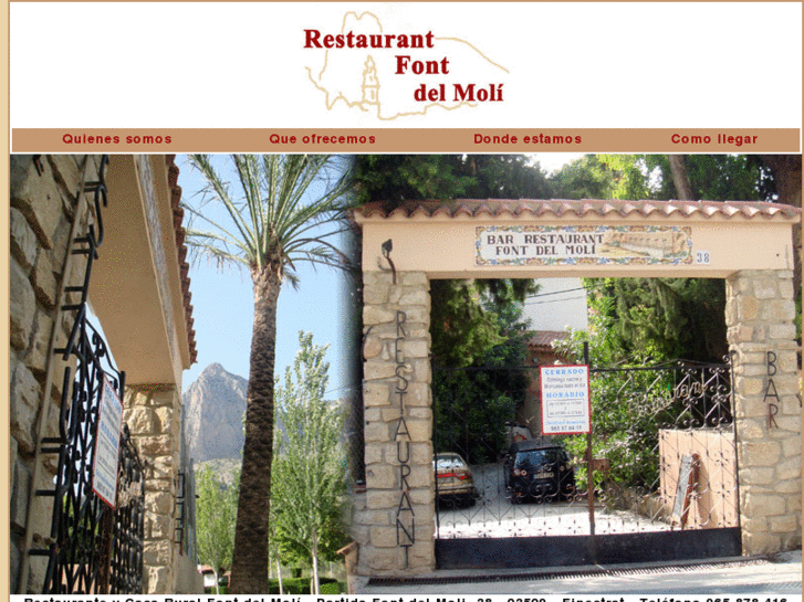 www.restaurantfontdelmoli.es