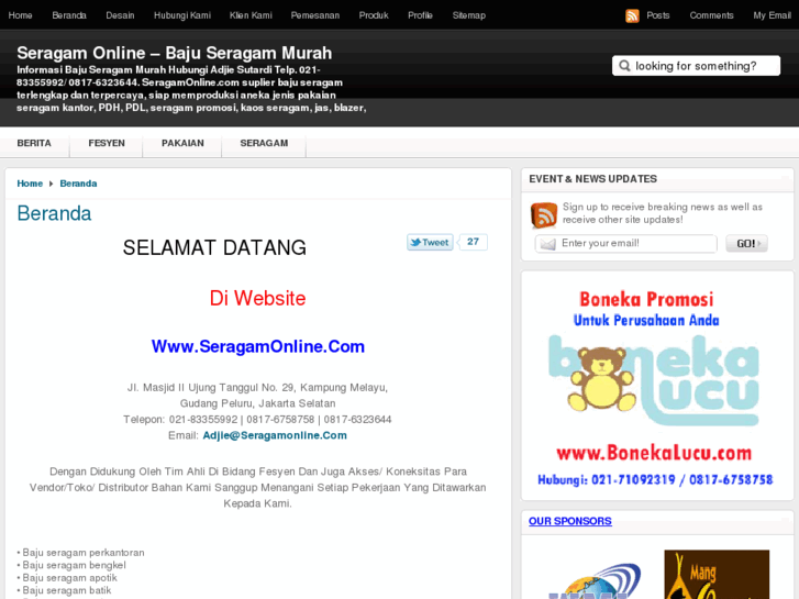 www.seragamonline.com