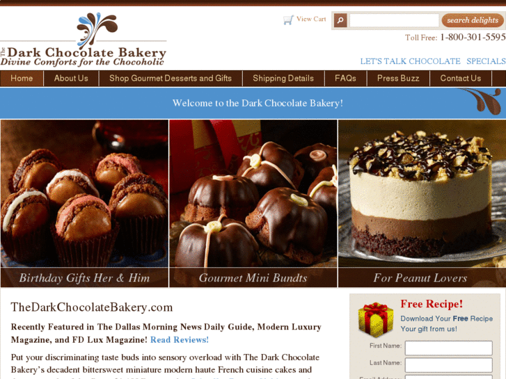 www.thedarkchocolatebakery.com