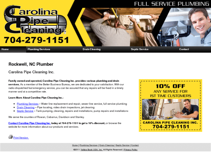 www.carolinapipecleaning.com