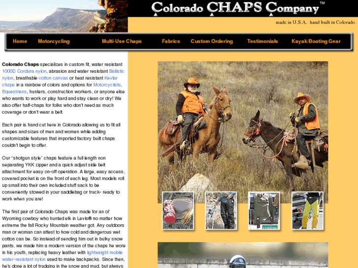 www.coloradochaps.com