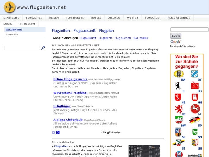 www.flugzeiten.net