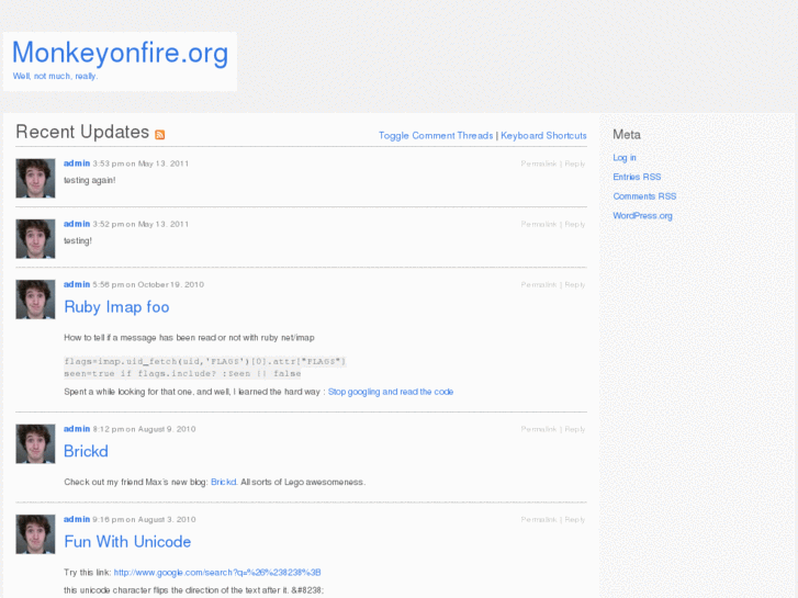 www.monkeyonfire.org