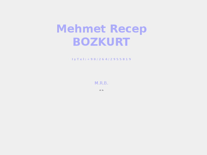 www.mrbozkurt.net