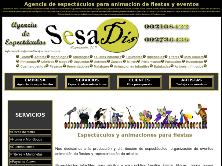 www.sesadisespectaculos.com