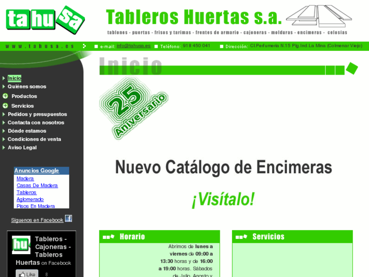 www.tableroshuertas.es