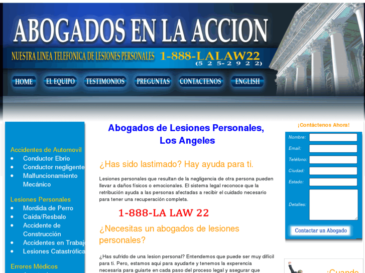 www.abogadosenlaaccion.com