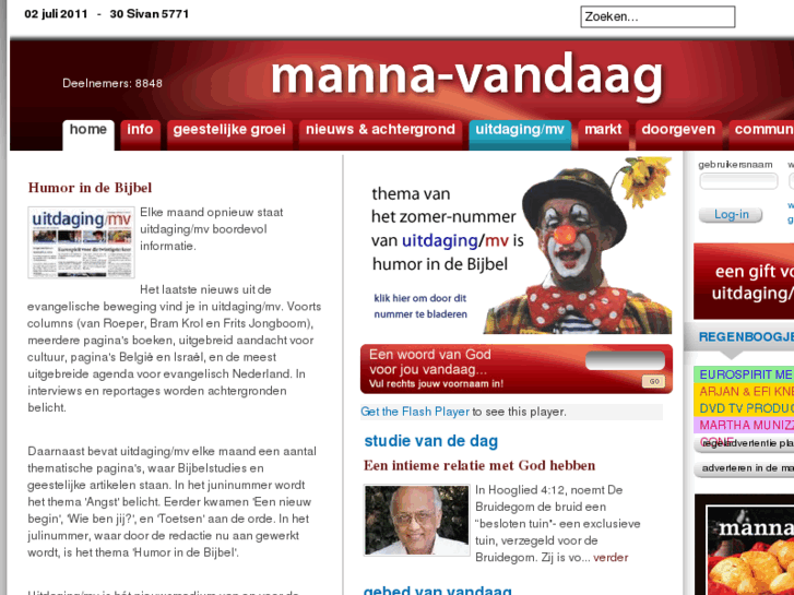 www.manna-vandaag.nl