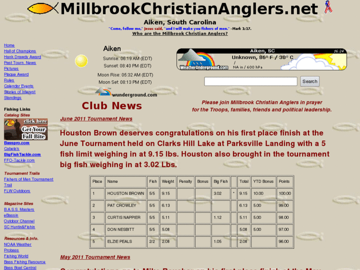 www.millbrookchristiananglers.net