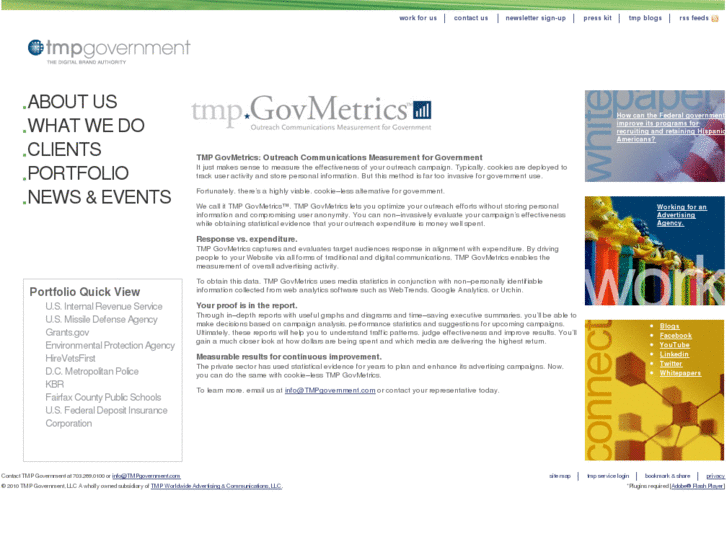 www.tmpgovmetrics.com