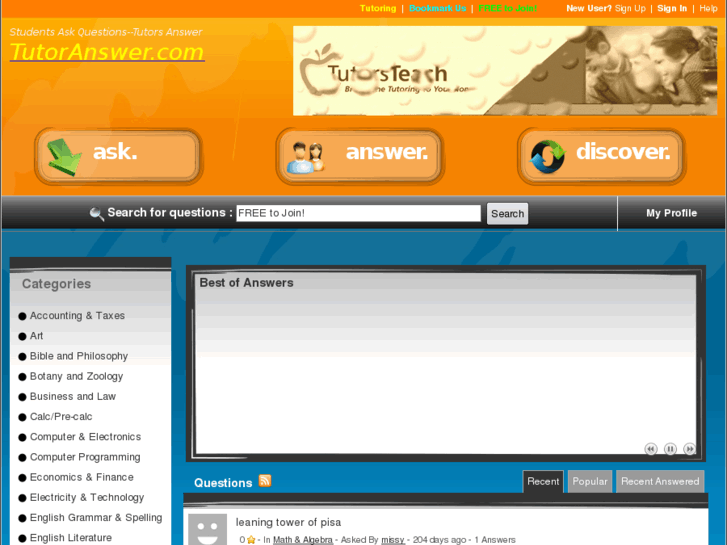 www.tutoranswer.org