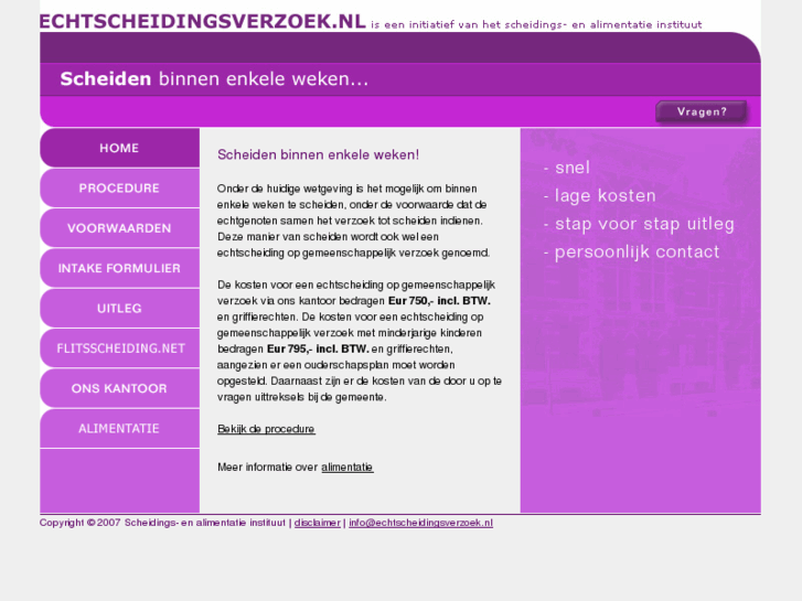 www.echtscheidingsverzoek.nl