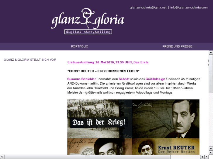 www.glanzundgloria.com