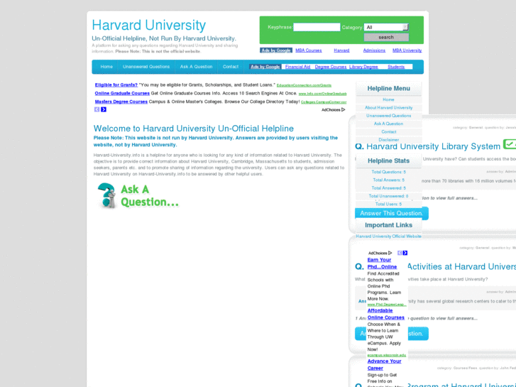 www.harvard-university.info