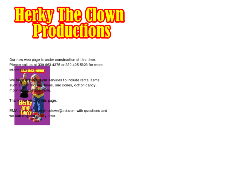 www.herkytheclown.com