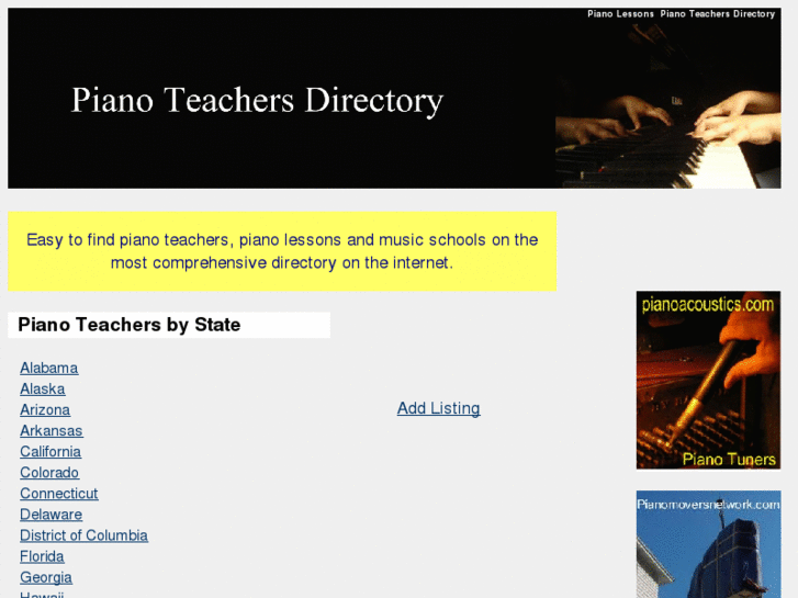 www.pianoteachersdirectory.com