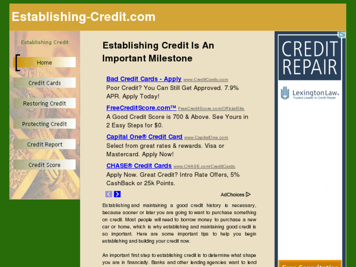 www.establishing-credit.com