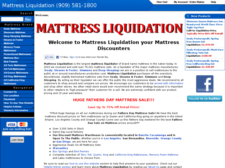 www.mattressliquidation.biz