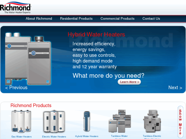 www.richmondwaterheaters.com