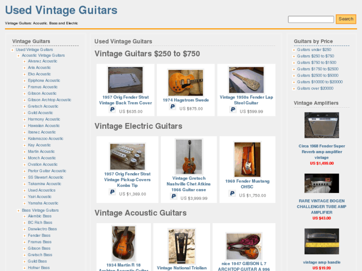 www.usedvintageguitars.com