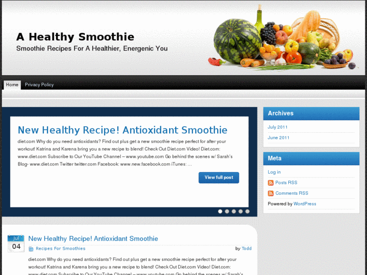 www.ahealthysmoothie.com