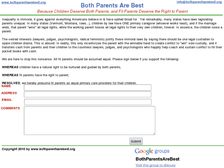 www.bothparentsarebest.org