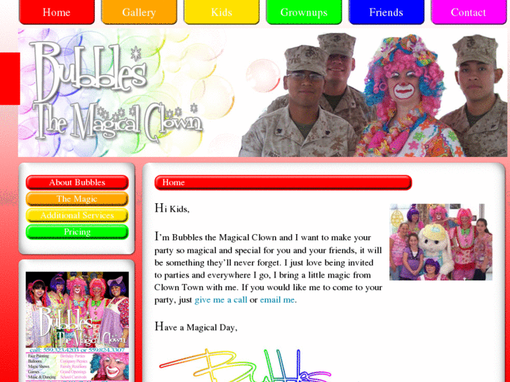 www.bubblesthemagicalclown.com