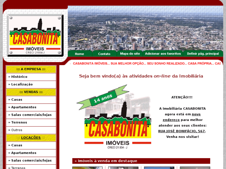 www.casabonitaimoveis.com