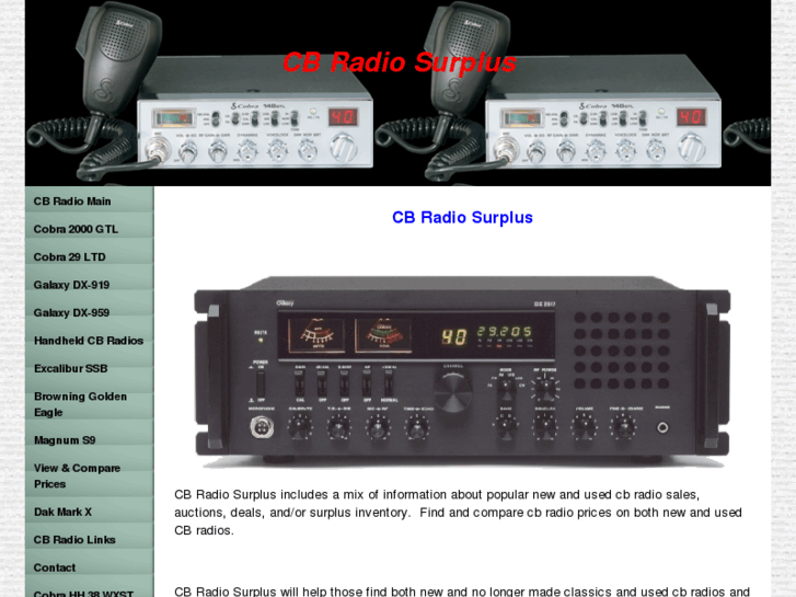 www.cbradiosurplus.com