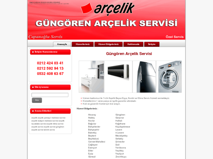 www.gungorenarcelikservisi.com