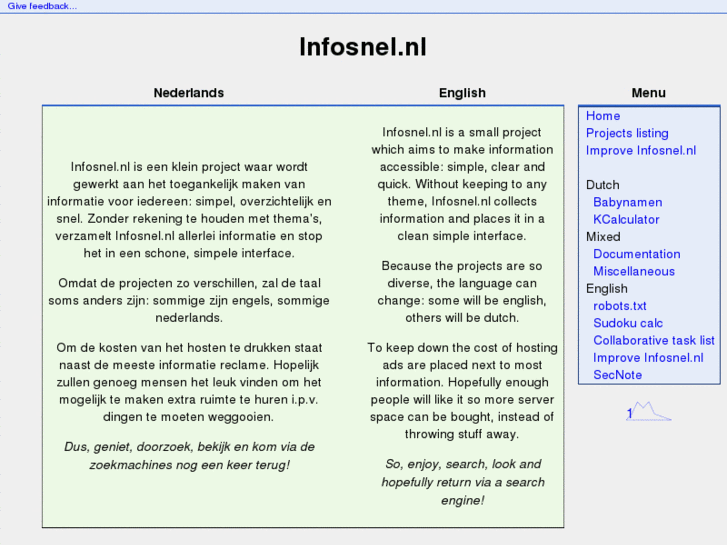 www.infosnel.nl