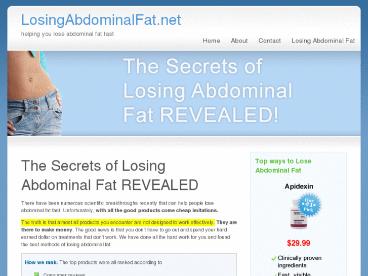 www.losingabdominalfat.net