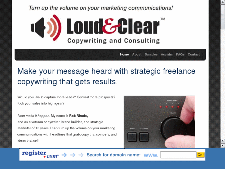www.loudandclearcopy.net