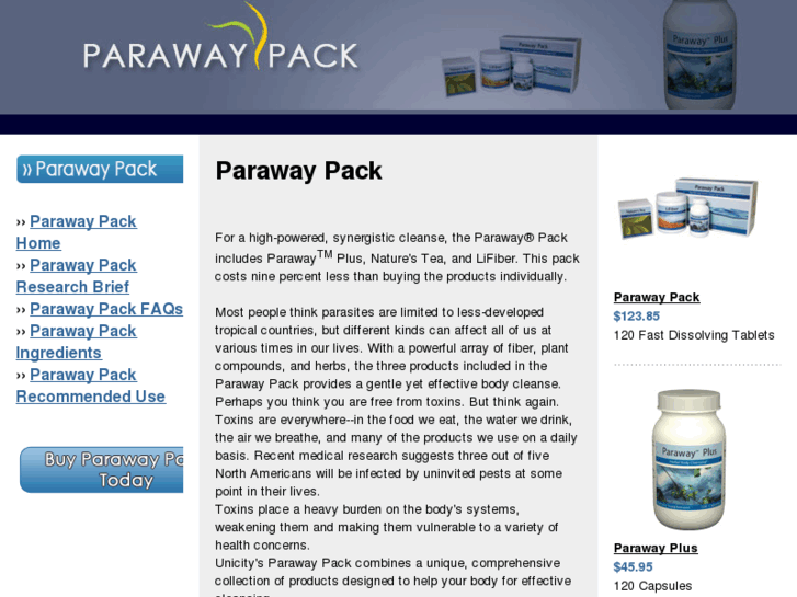 www.parawaypack.net