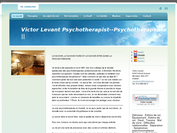 www.victorlevanttherapie.com