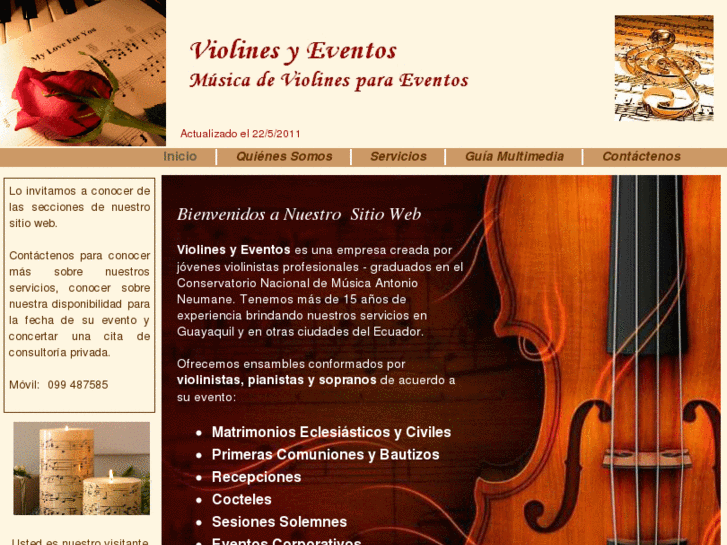 www.violinesyeventos.com