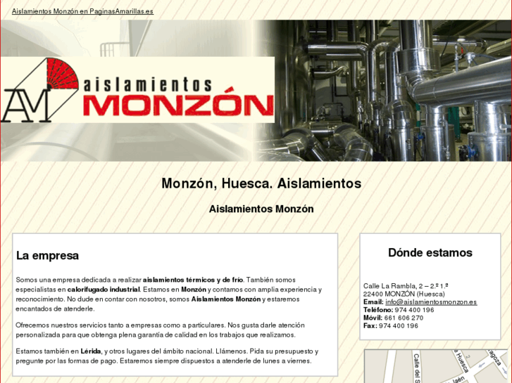 www.aislamientosmonzon.es