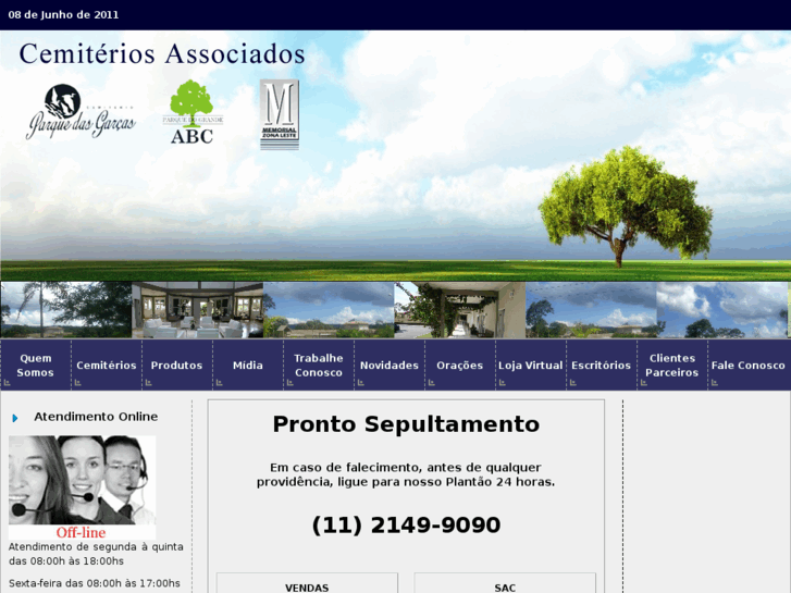 www.cemiteriosassociados.com.br