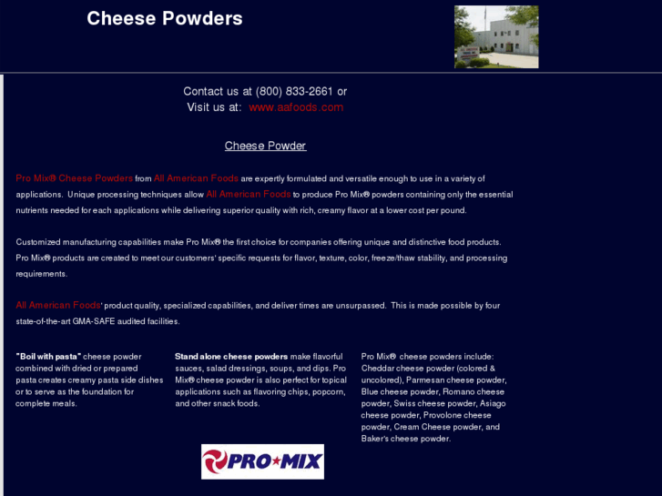 www.cheesepowders.com