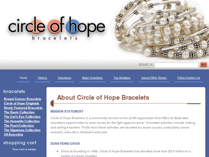 www.circleofhopebracelets.org