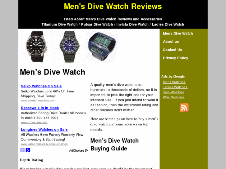 www.mens-dive-watch.com